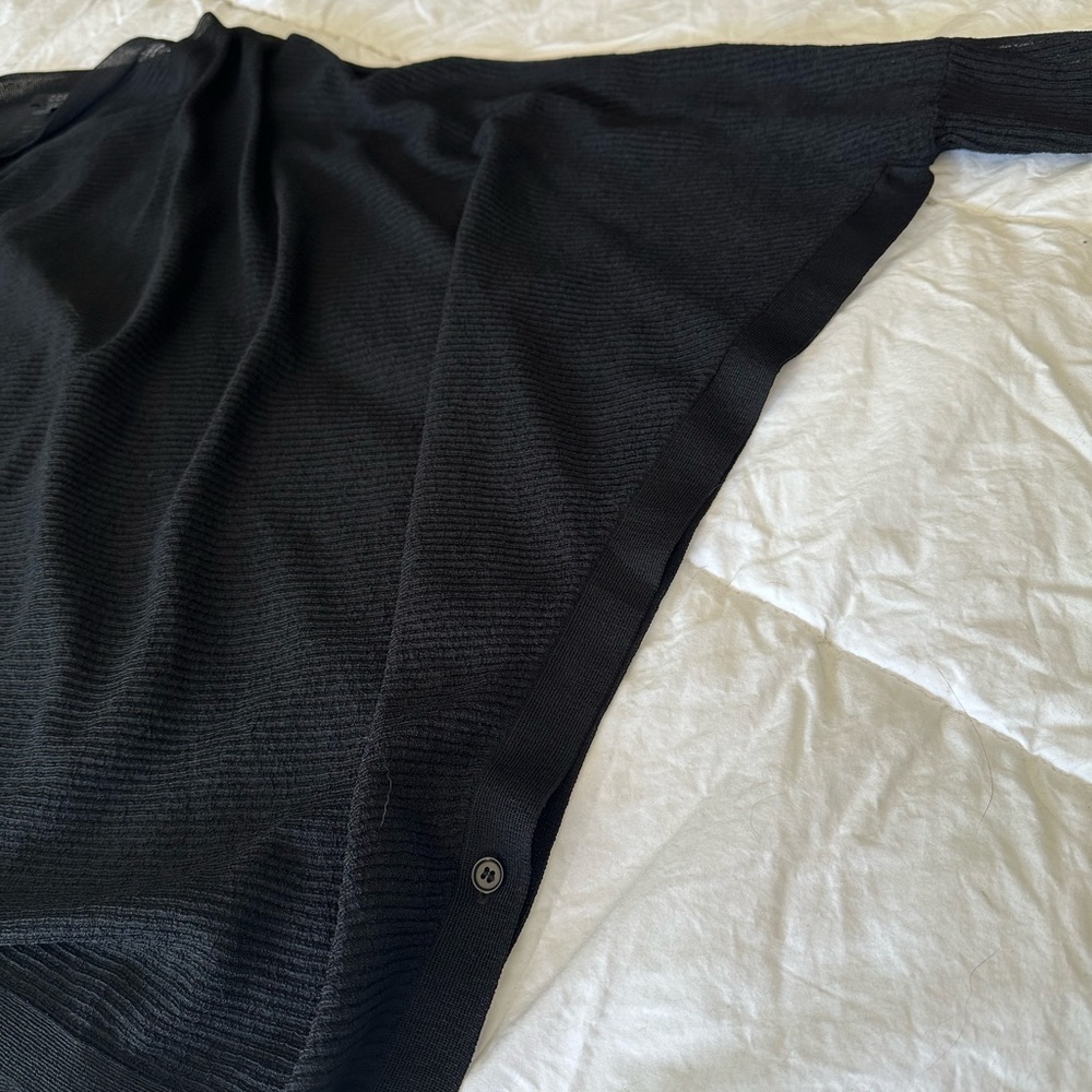 COS black textured knit top, cardigan, size M/L - Picture 11 of 13
